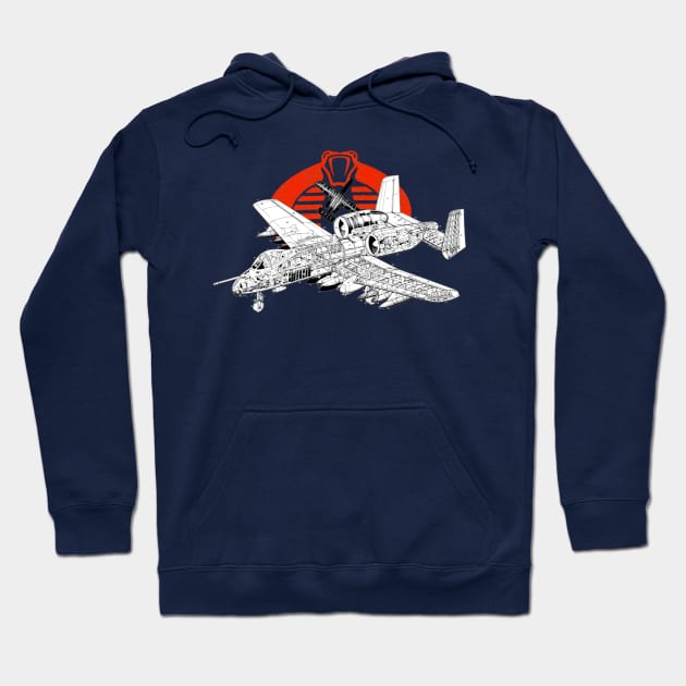 A-10 Cobra Fairchild Hoodie by bigbot